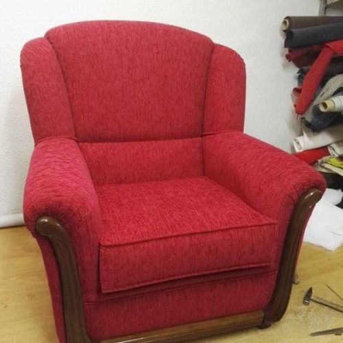 sillon clasico tapizado